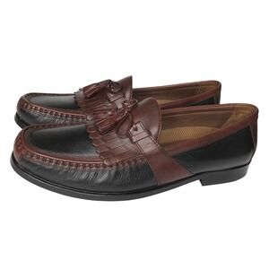 Johnston & Murphy Aragon II Kiltie Tassel Loafer Black Size 14 M